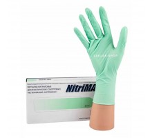 NitriMAX перчатки нитрил, 4 г, XS, зеленые, 50 пар