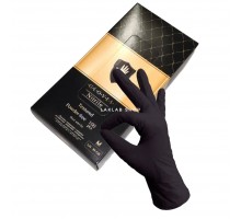 SAFE&CARE перчатки нитрил, 3,5 г, XS, черные, ZN318, 50 пар