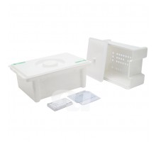 Ванночка (контейнер) ЕПДО для дезинфекции, бирюзовая, 604-388, Чистовье, 1 л